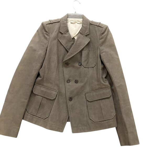Balenciaga.Paris  2009 Nicolas Ghesquire  Military Inspired Jacket Euro Size 42 - Picture 1 of 14